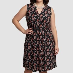 DENVER HAYES Floral Sleeveless Dress 2X